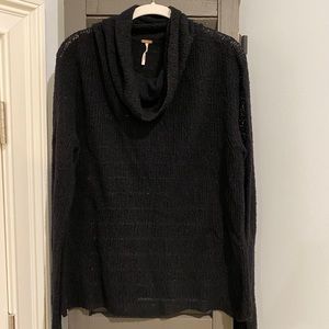 Free People Lightweight Wool Cowl Neck Sweater